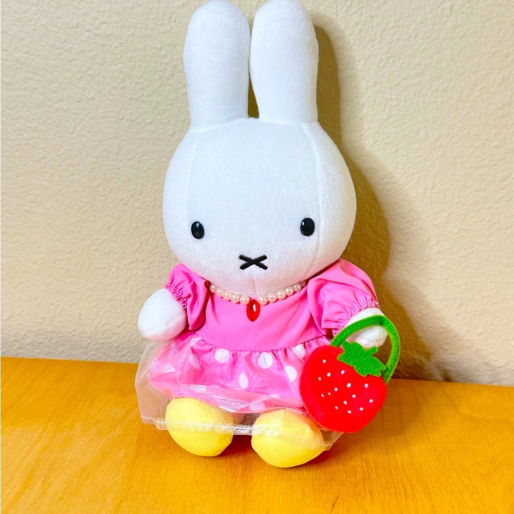 2024 Miffy Style Limited Edition Gorgeous Pink Dress with Strawberry Bag
